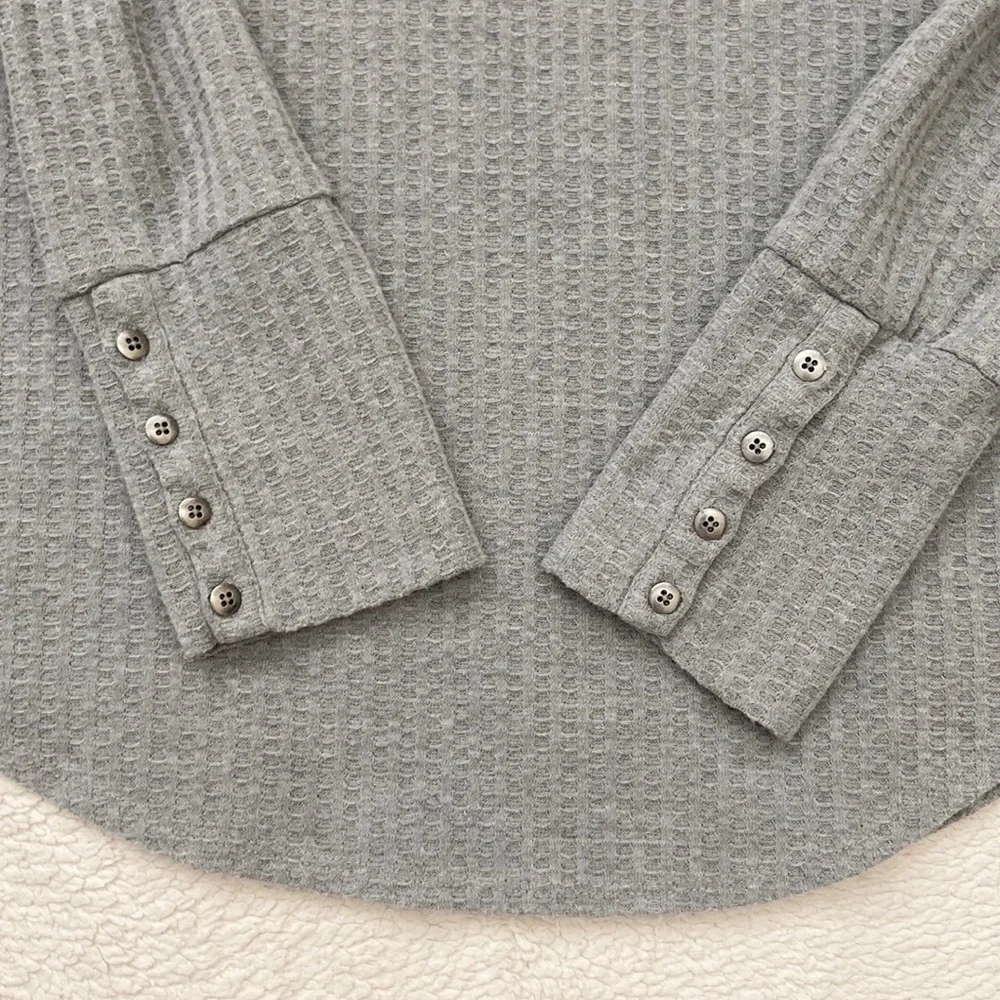 Chaser Waffle Knit Long Sleeve Shirt